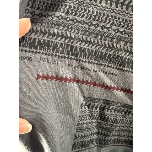 Vintage New Zealand Short Sleeve Graphic Crew Neck Shirt Adult Large - Picture 3 of 5